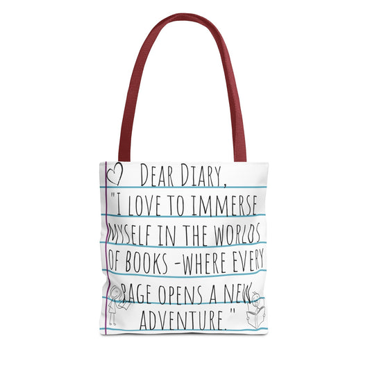 Literary Adventure Book Tote
