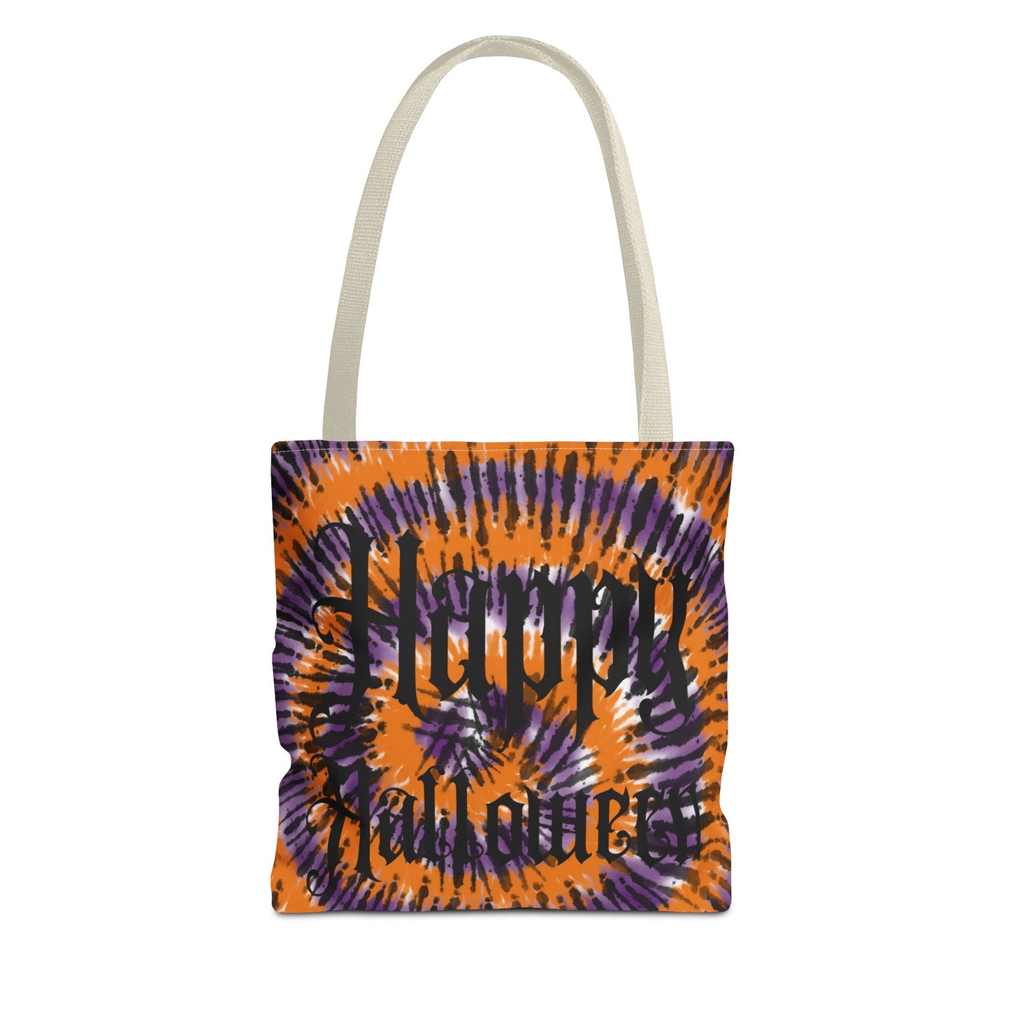 Happy Halloween Tie Dye Tote Bag
