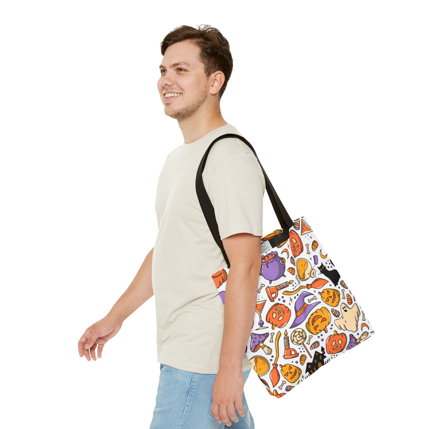Halloween Print Tote Bag