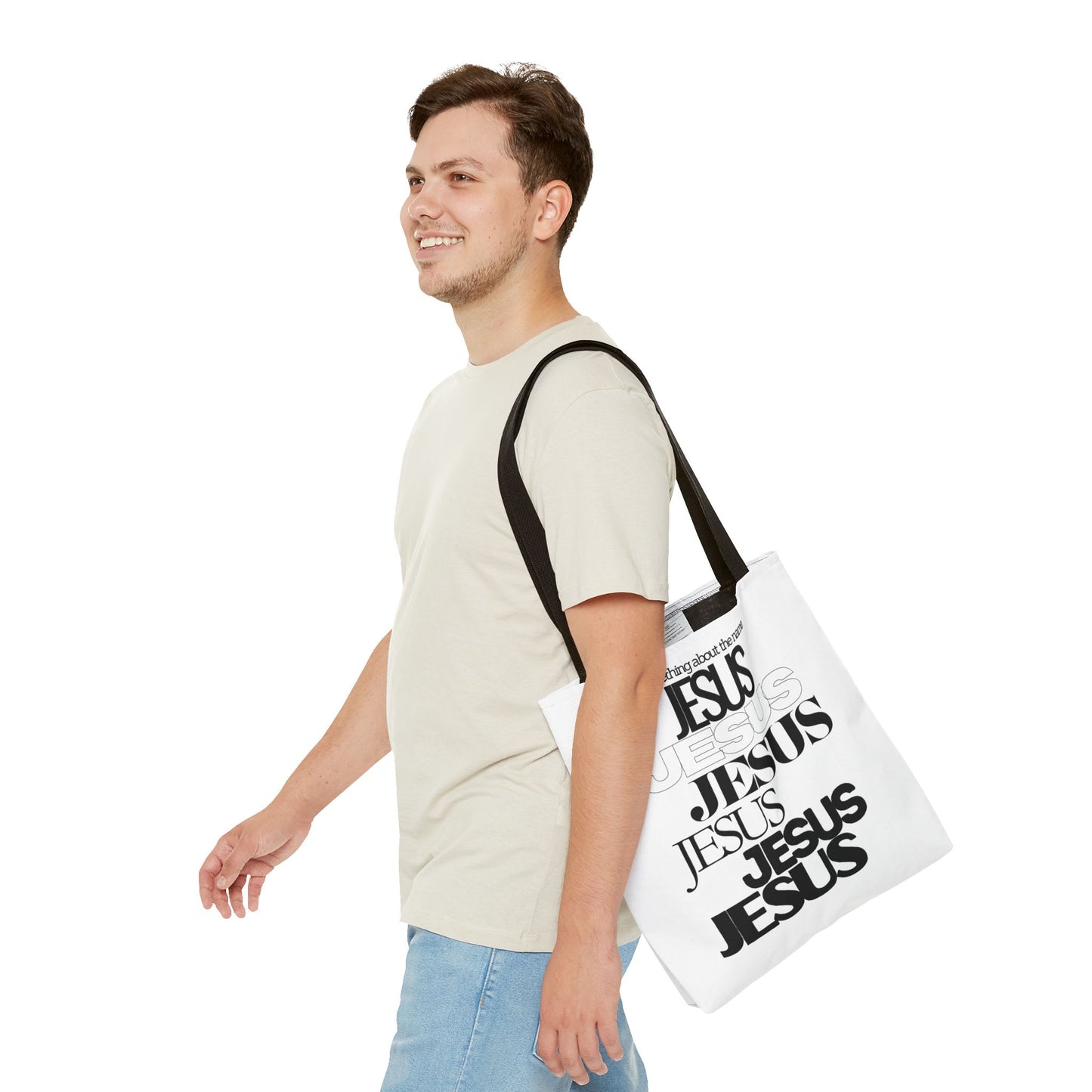 In His Name Book Tote (AOP)