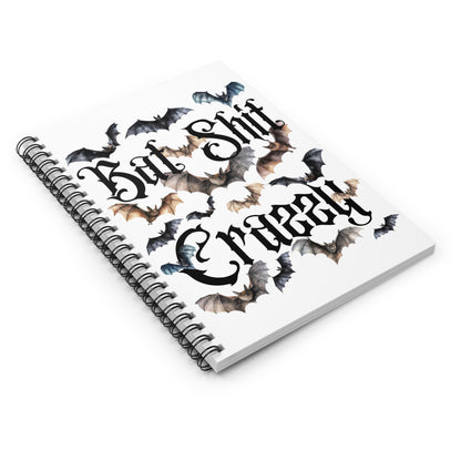 Bat Shit Crazy Spiral Notebook