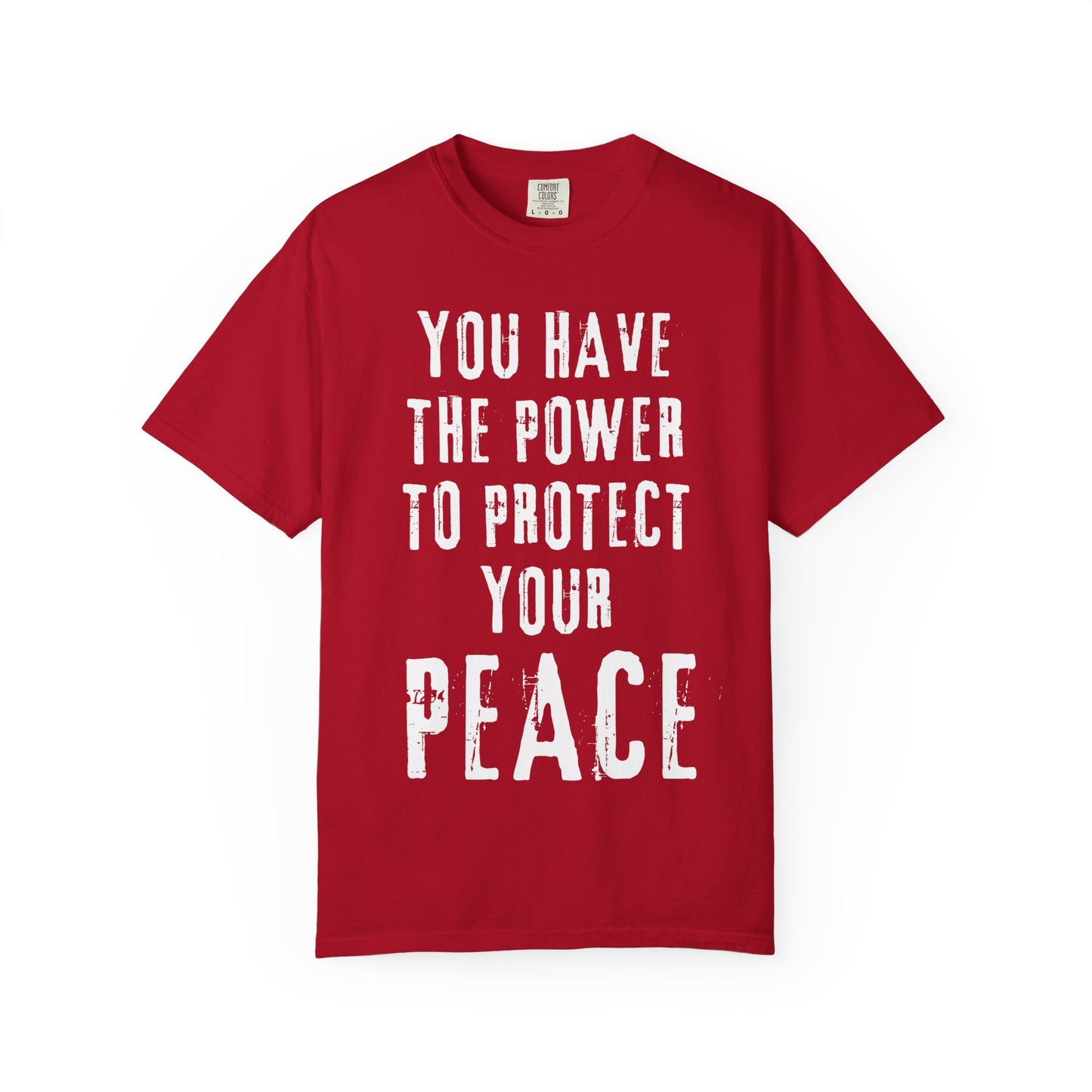 Empowered Peace Tee Unisex Garment-Dyed