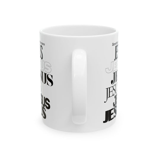 Simply His Name Ceramic Mug, (11oz, 15oz)
