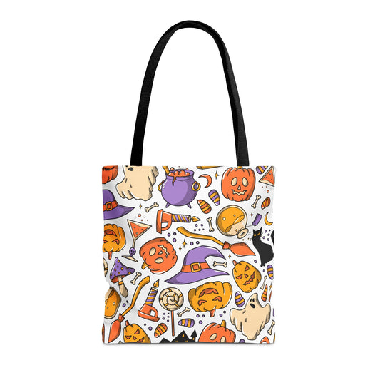Halloween Print Book Tote