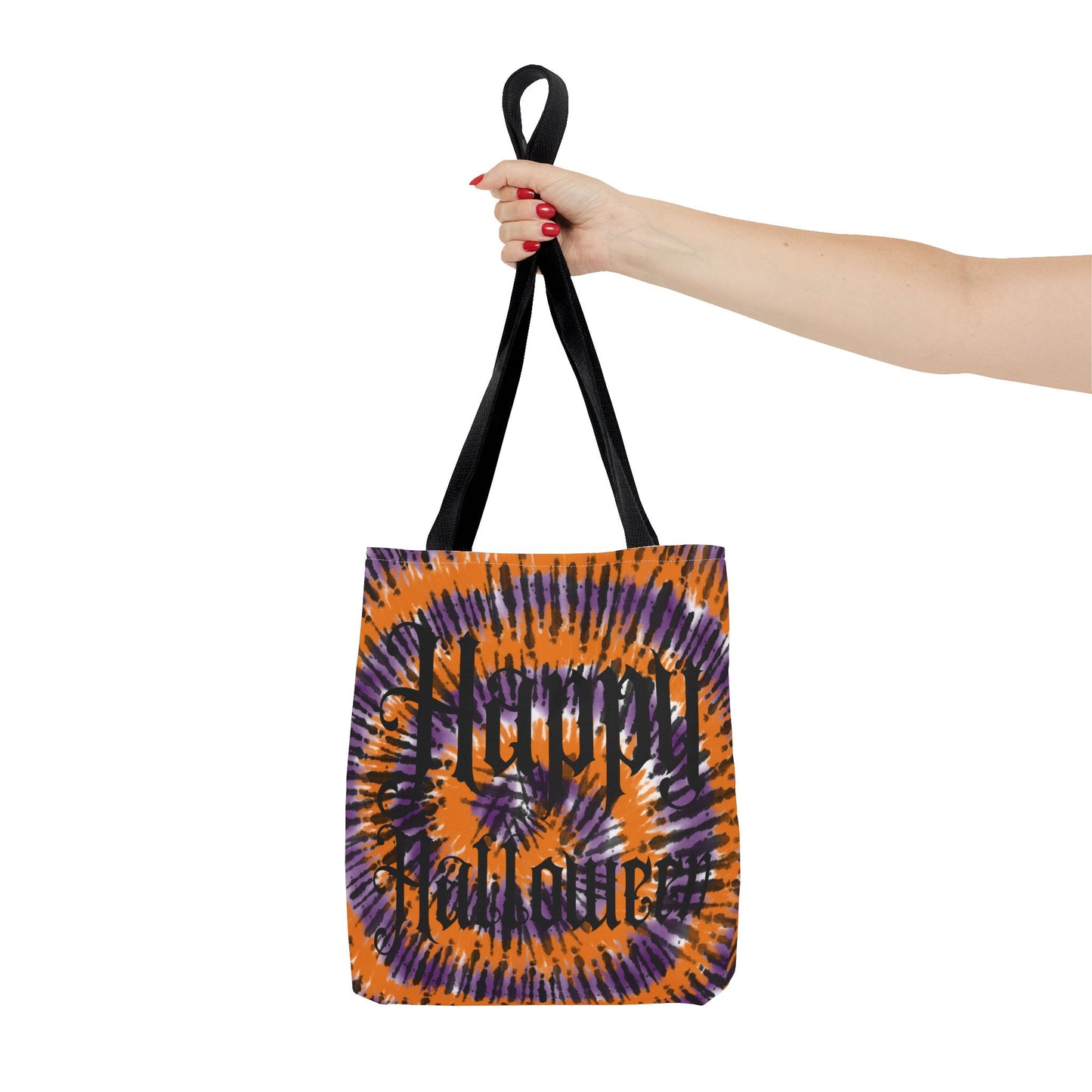 Happy Halloween Tie Dye Tote Bag