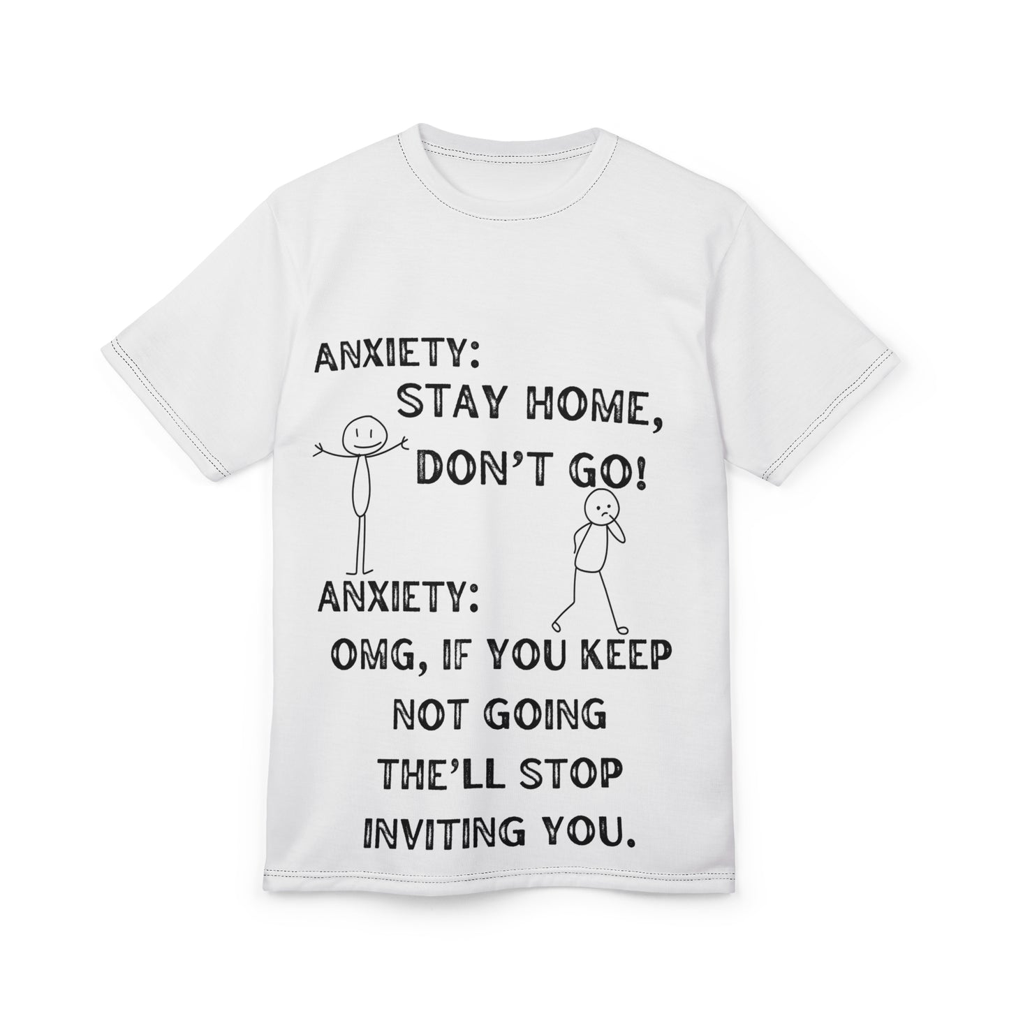 Anxiety 101 Graphic Tee (AOP)