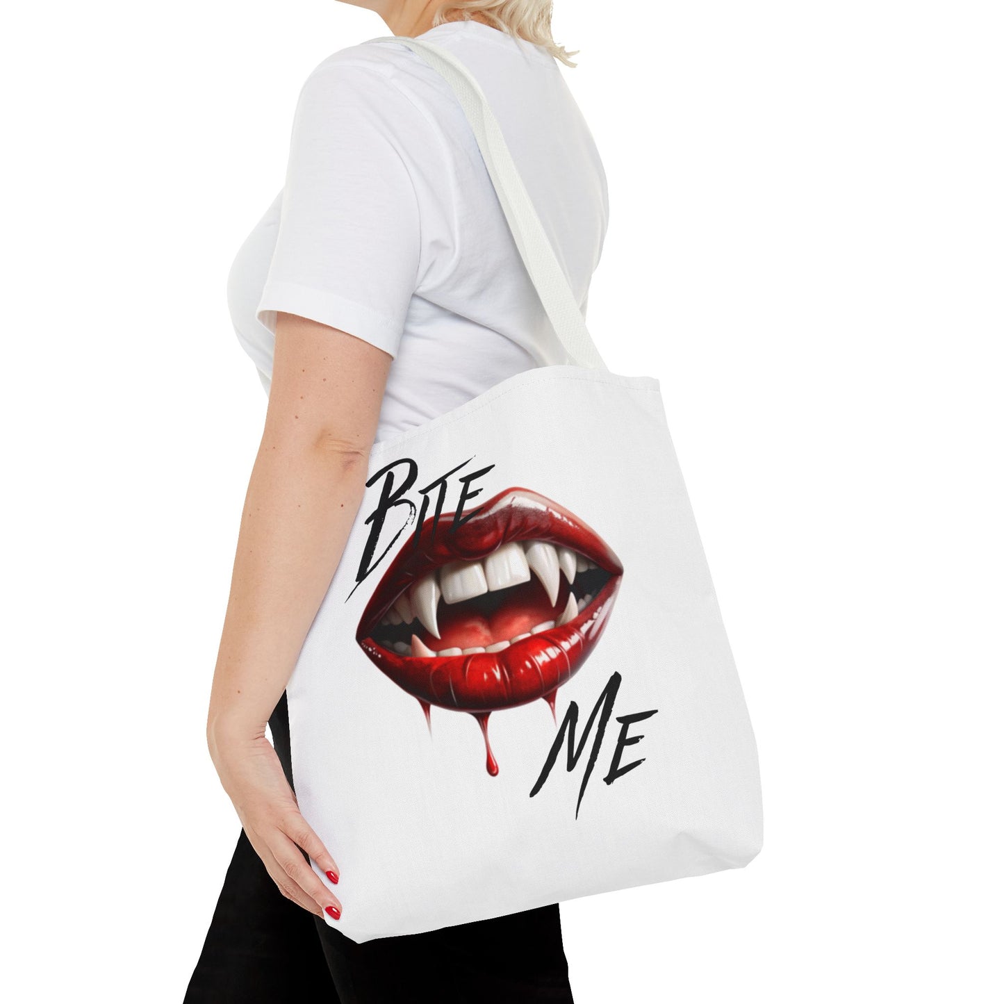 Bite Me Halloween Tote Bag