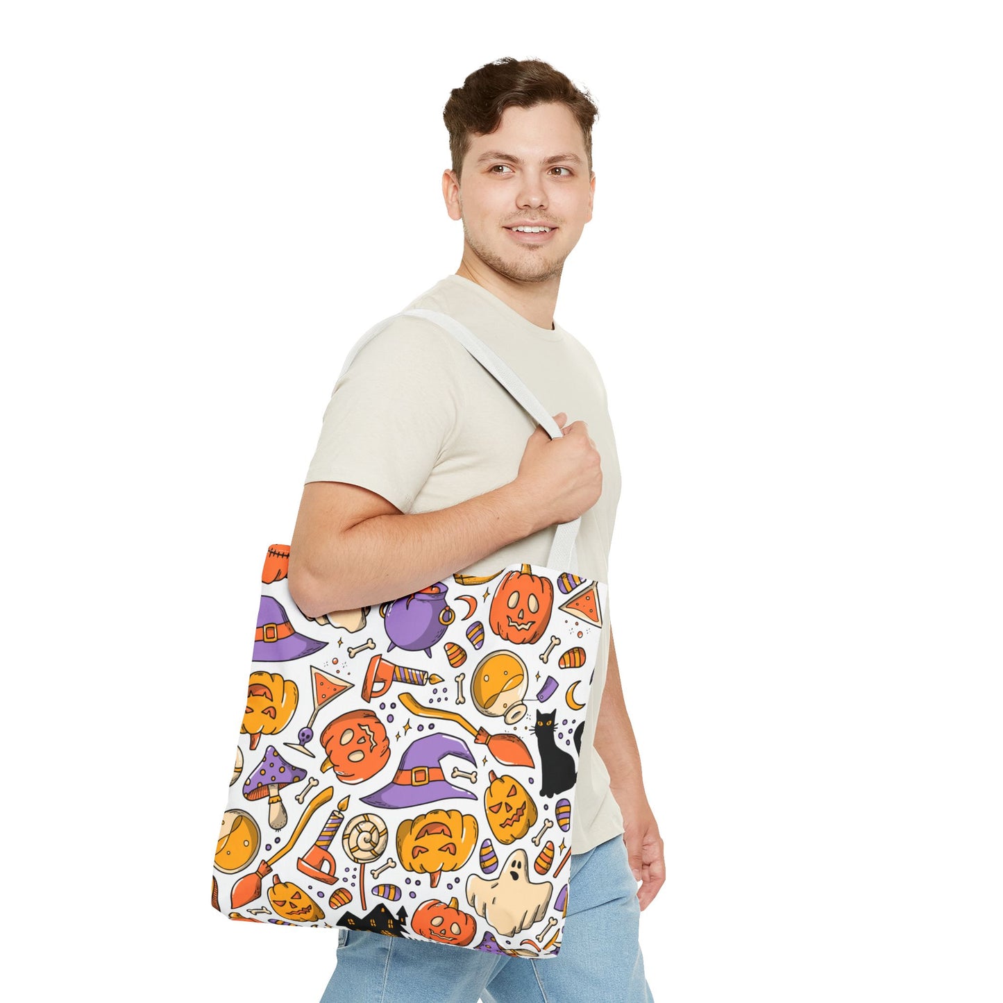 Halloween Print Tote Bag