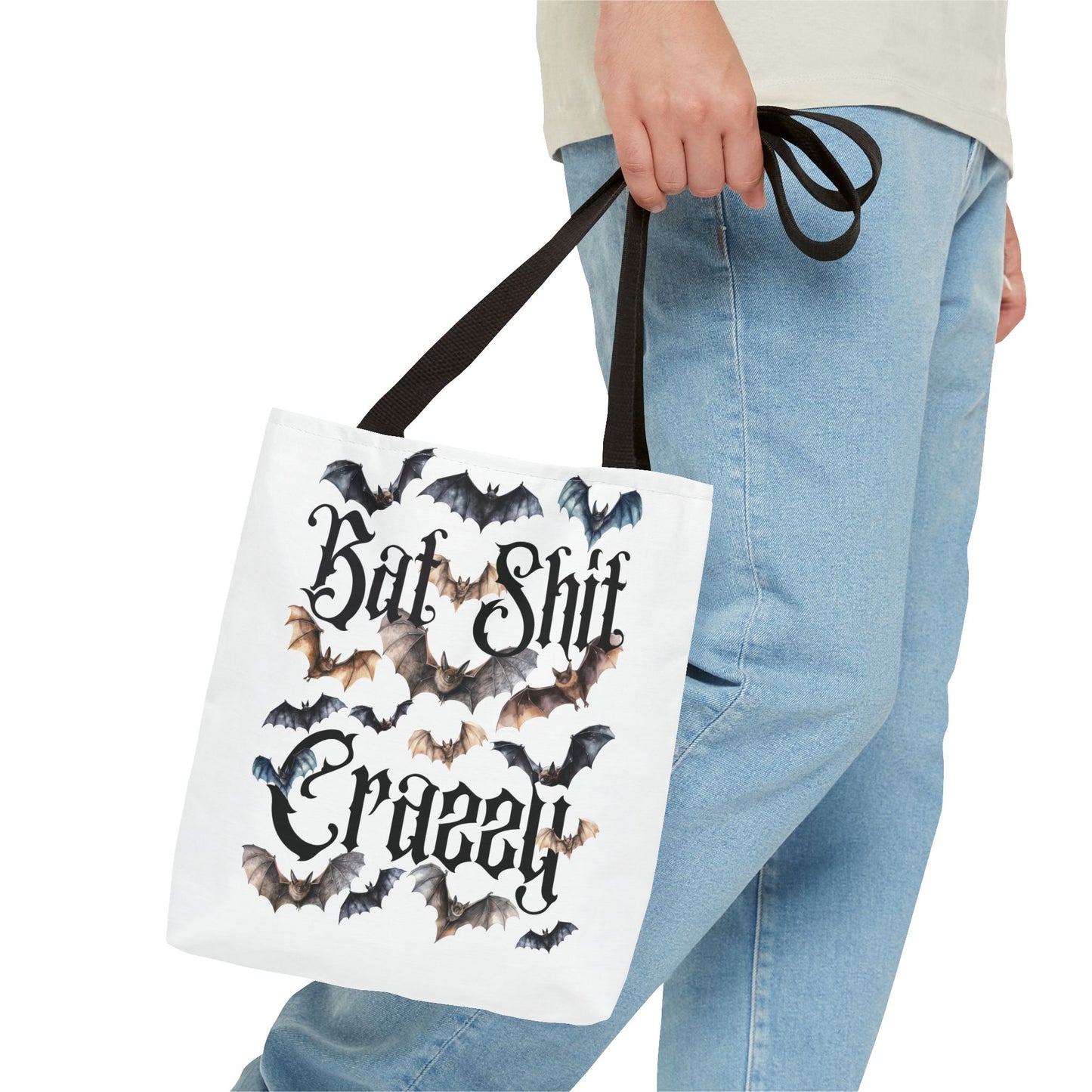 Bat Shit Crazy Halloween Tote Bag