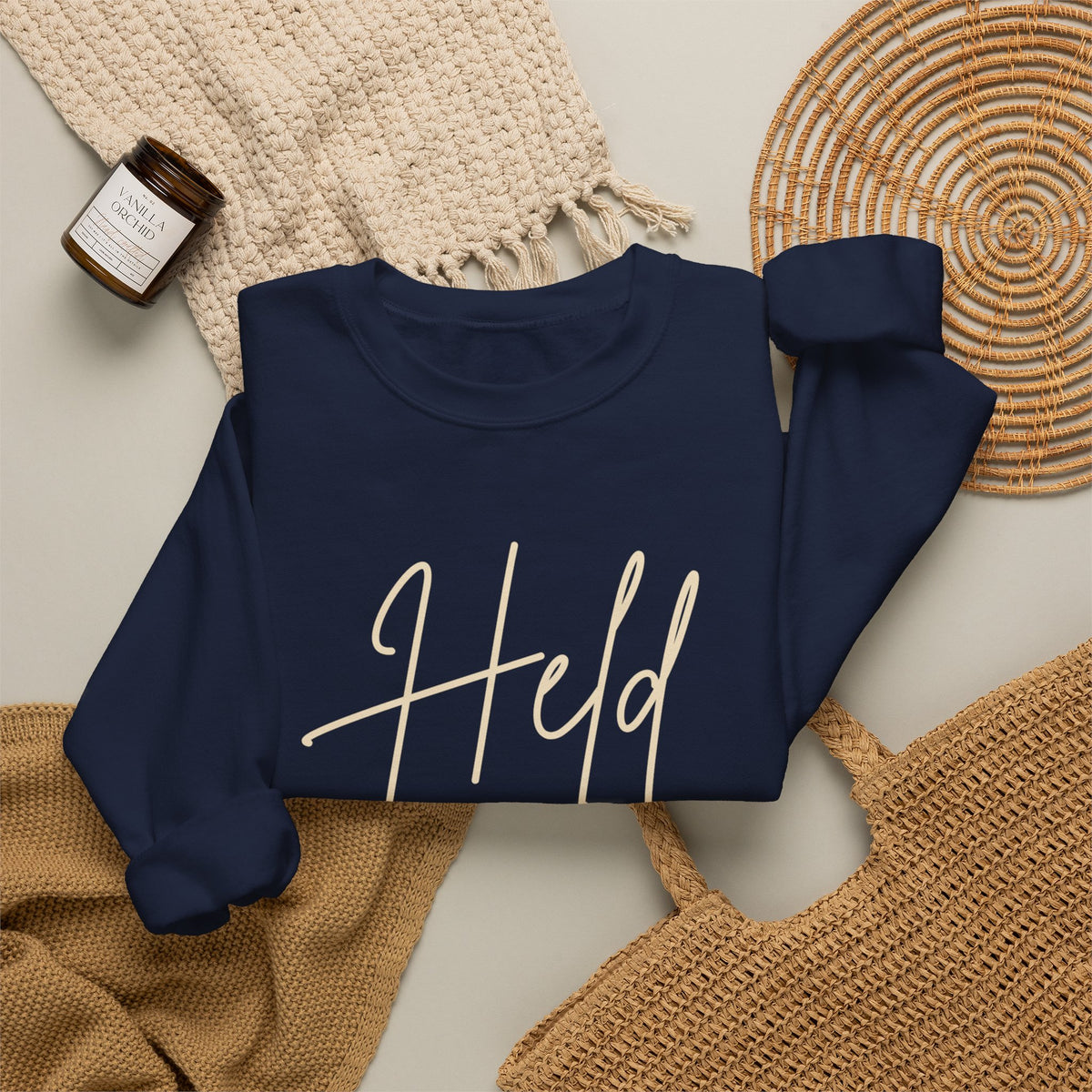 Held Crewneck Sweatshirt – Navy