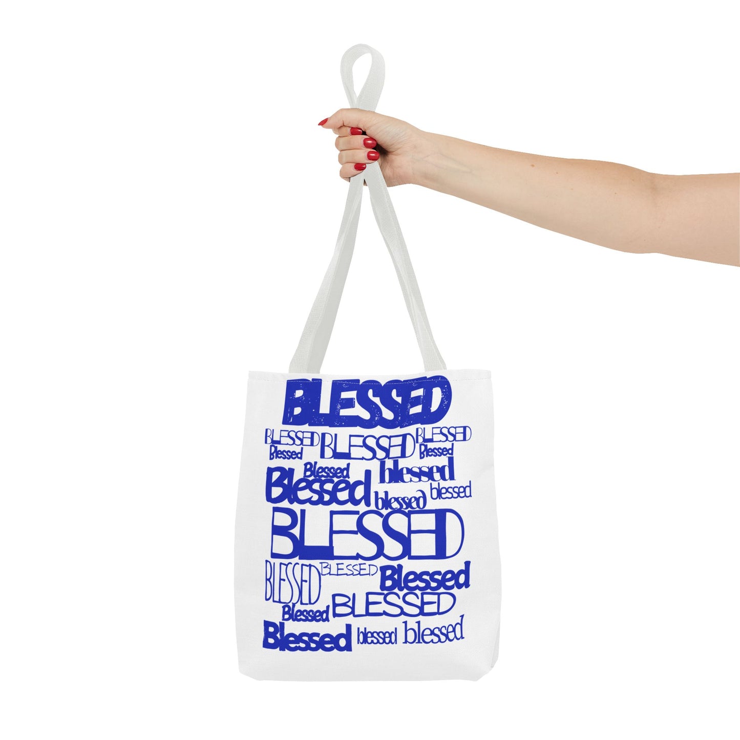 Blessed in Every Font Book Tote  (AOP)