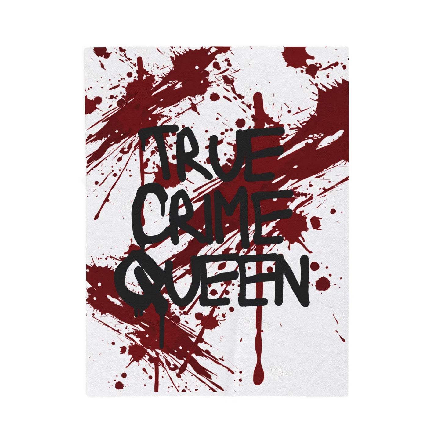 True Crime Queen Velveteen Plush Blanket, Cozy Throw for Crime Lovers, Home Décor, Gift for Fans, Soft Blanket for Movie Nights, True [...]