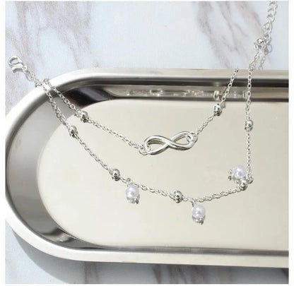 Trendy Butterfly Pendant Anklet - Elegant Summer Beach Leg Chain