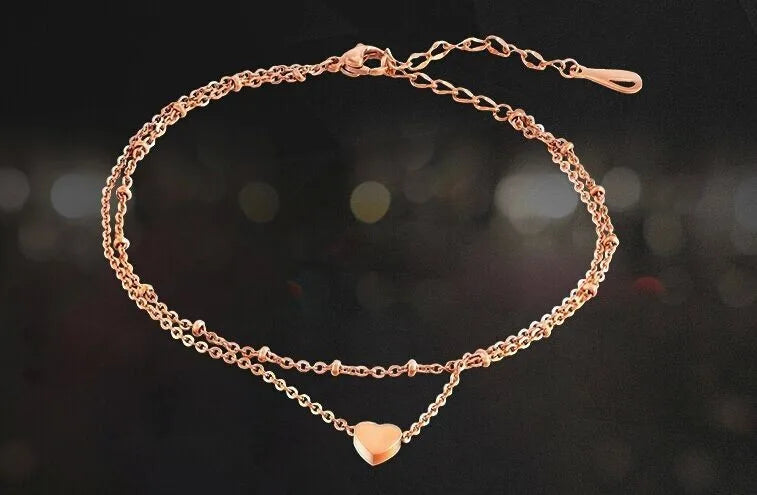 Trendy Butterfly Pendant Anklet - Elegant Summer Beach Leg Chain