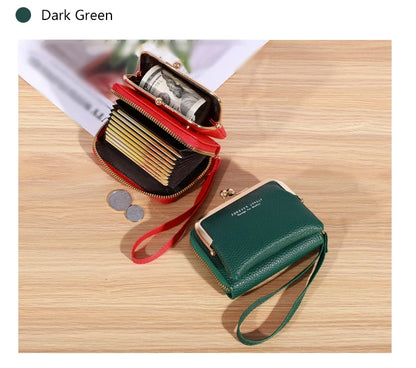 Vintage-Inspired Wrist Strap Wallet - Stylish and Versatile Coin Purse