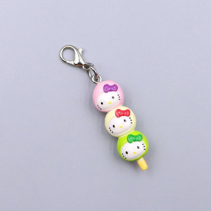 Cute Kawaii Hello Kitty Charm Set - 40 Adorable Accessories for Bags & Keys