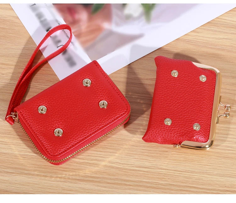 Vintage-Inspired Wrist Strap Wallet - Stylish and Versatile Coin Purse