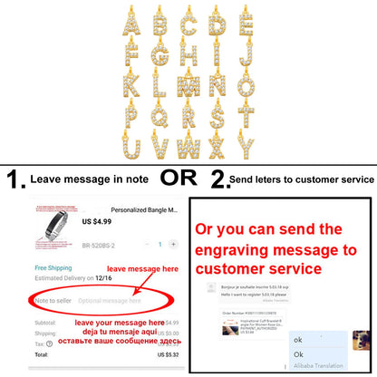 Personalized Charm Necklace - Custom Letter Jewelry for Unique Style