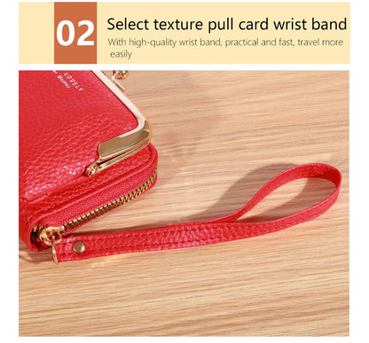 Vintage-Inspired Wrist Strap Wallet - Stylish and Versatile Coin Purse
