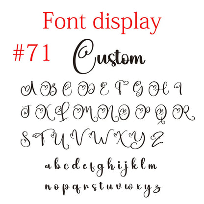 Heart Pendant Custom Name Necklace