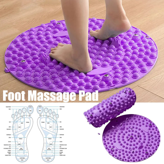 Acupressure Foot Massage Pad - Portable Pressure Relief Mat for Relaxation