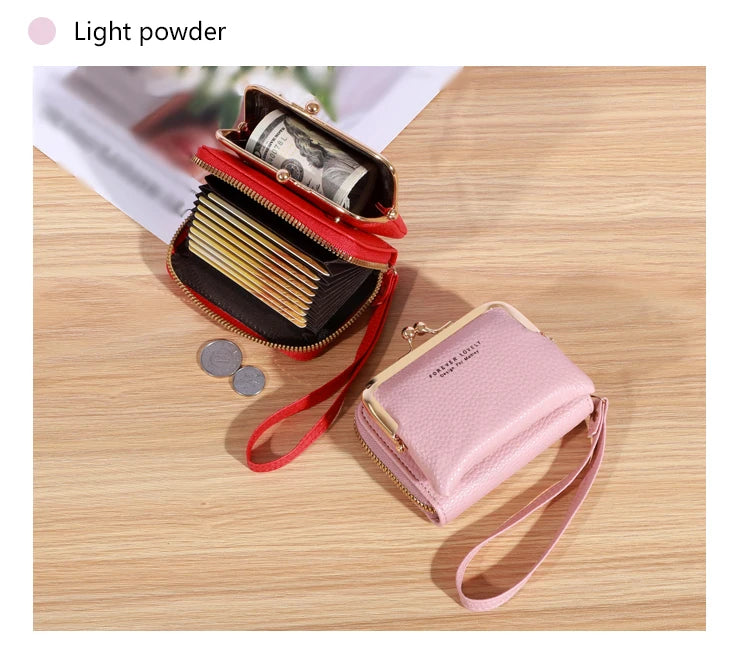 Vintage-Inspired Wrist Strap Wallet - Stylish and Versatile Coin Purse