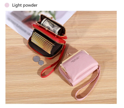 Vintage-Inspired Wrist Strap Wallet - Stylish and Versatile Coin Purse