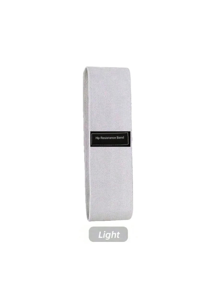 Basic Fabric Resistance Bands Set - 3-Pack with Heavy, Medium, and Light Tension