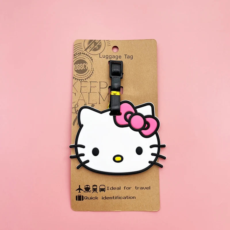 Hello Kitty & Friends Silicone Luggage Tag - Cute Suitcase ID Address Holder