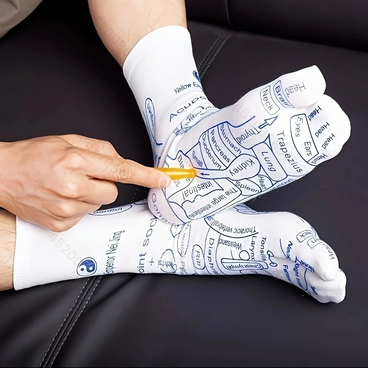 Health & Wellness Pressure Point Socks - Multifunctional Foot Massage Support