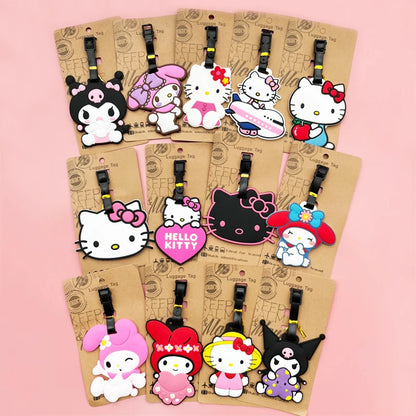 Hello Kitty & Friends Silicone Luggage Tag - Cute Suitcase ID Address Holder