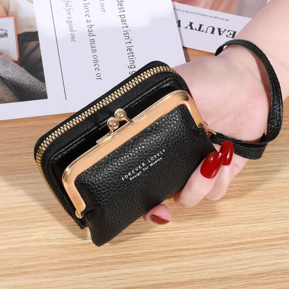 Vintage-Inspired Wrist Strap Wallet - Stylish and Versatile Coin Purse
