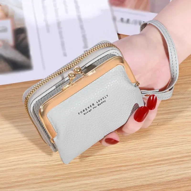 Vintage-Inspired Wrist Strap Wallet - Stylish and Versatile Coin Purse