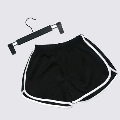 Vintage-Inspired Elastic Running Shorts - Women's Quick-Dry Fitness Leisurewear