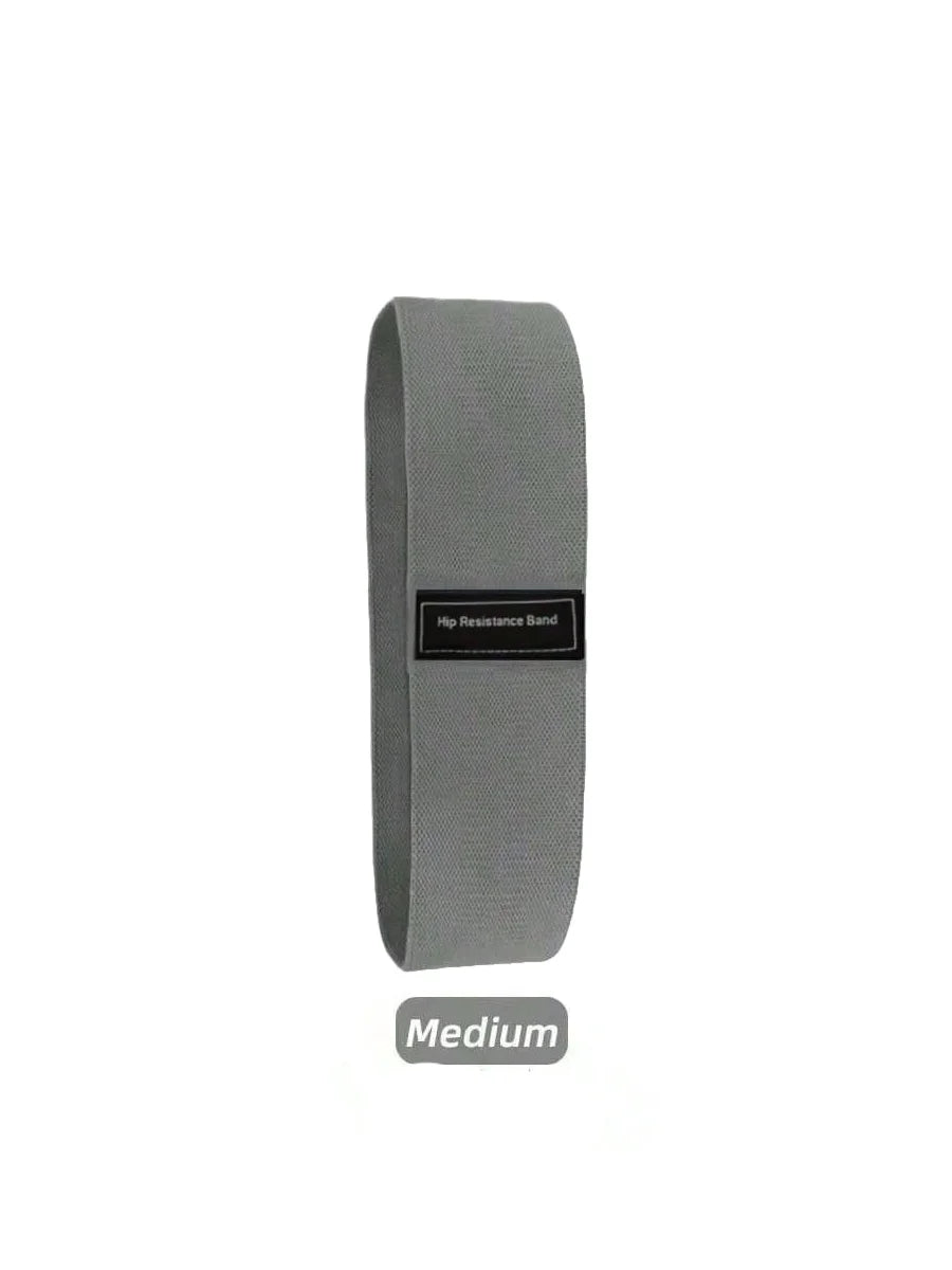 Basic Fabric Resistance Bands Set - 3-Pack with Heavy, Medium, and Light Tension