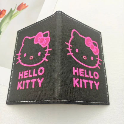 Hello Kitty Passport Holder - Cute PU Leather Organizer for Travel Essentials