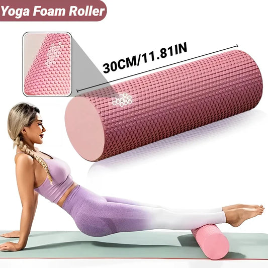 Ultimate Hexagonal EVA Yoga Roller - Foam Cylinder for Pilates & Muscle Recovery