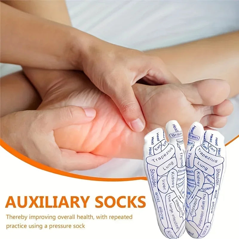 Health & Wellness Pressure Point Socks - Multifunctional Foot Massage Support
