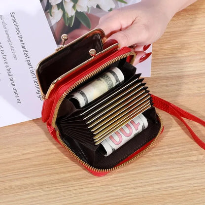 Vintage-Inspired Wrist Strap Wallet - Stylish and Versatile Coin Purse