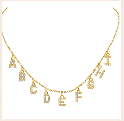 Personalized Charm Necklace - Custom Letter Jewelry for Unique Style