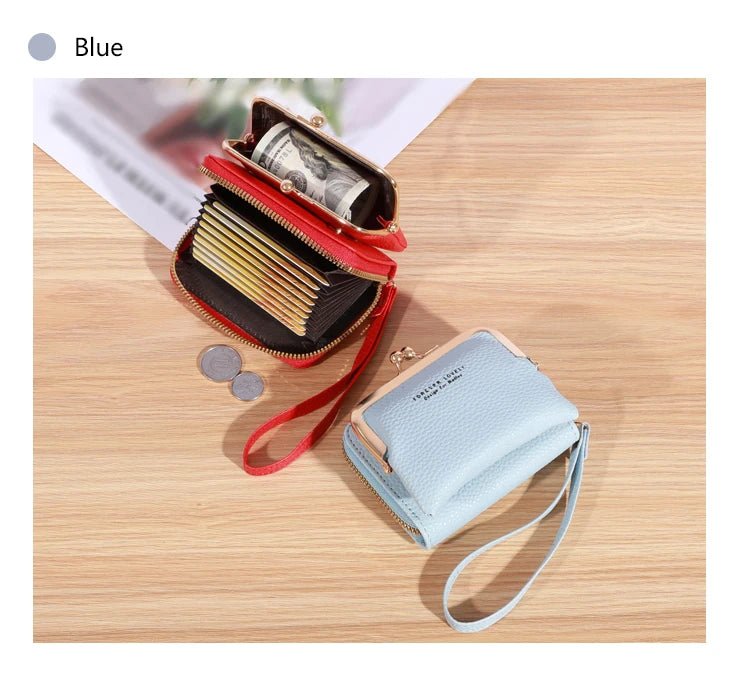 Vintage-Inspired Wrist Strap Wallet - Stylish and Versatile Coin Purse
