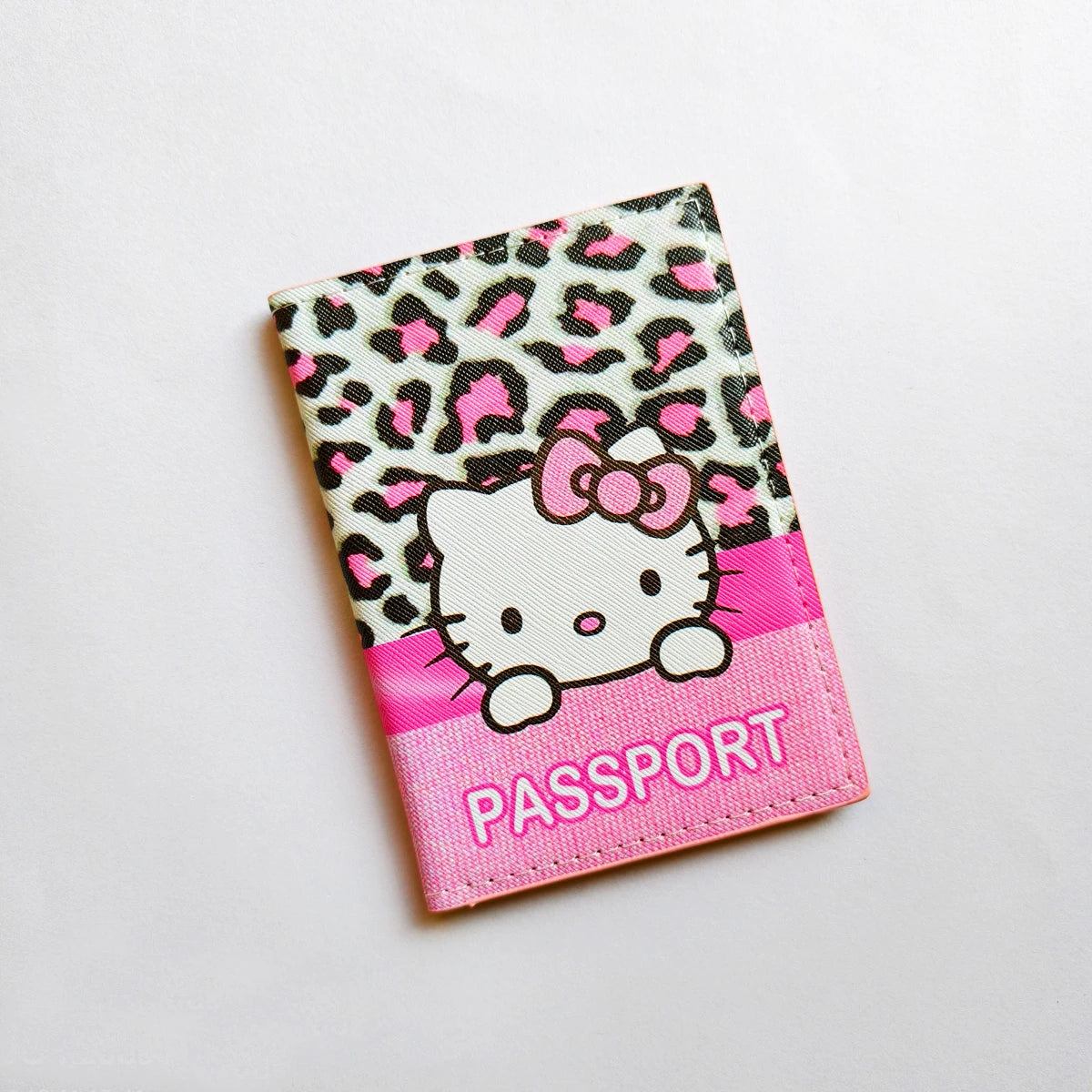 Hello Kitty Passport Holder - Cute PU Leather Organizer for Travel Essentials