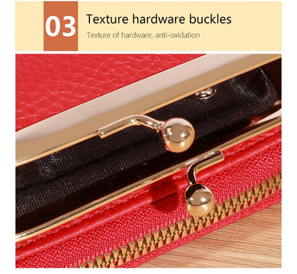 Vintage-Inspired Wrist Strap Wallet - Stylish and Versatile Coin Purse