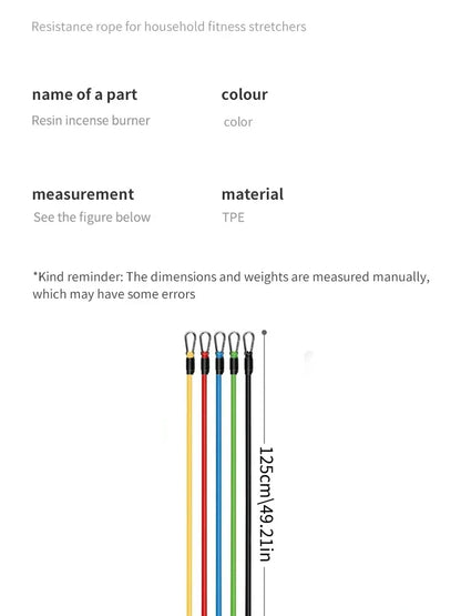 Ultimate 11-Piece Resistance Band Set - Versatile Fitness Training Kit with Handles, Door Anchor, and Carry Bag