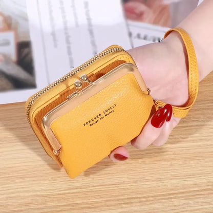 Vintage-Inspired Wrist Strap Wallet - Stylish and Versatile Coin Purse