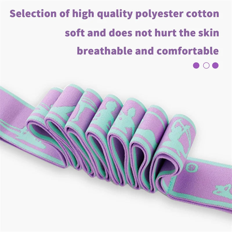 Premium Elastic Yoga Resistance Band - Multifunctional Stretch Strap for Pilates & Dance