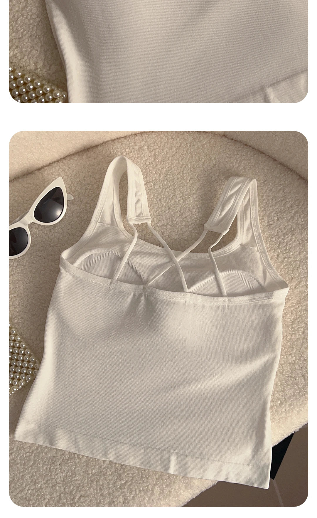 Hello Kitty Y2K Crop Top with Built-In Bra - Cute & Comfy Activewear for Women"