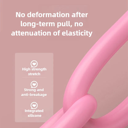 Versatile Yoga 8-Shape Resistance Bands - Elastic Chest Expander for Total Body Workouts"