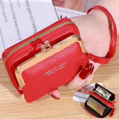 Vintage-Inspired Wrist Strap Wallet - Stylish and Versatile Coin Purse