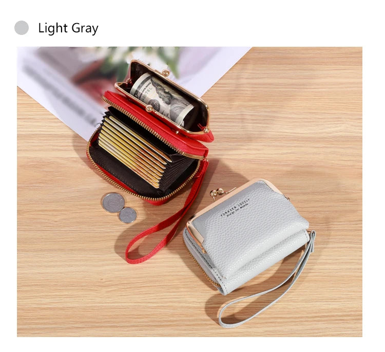 Vintage-Inspired Wrist Strap Wallet - Stylish and Versatile Coin Purse